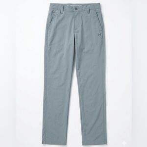 Under Armour Golf Light Gray Pants Youth Boy 18 29x29” Activewear Athletic